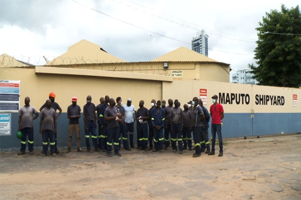 Trabalhadores da Maputo Shipyard sem salários desde Junho do ano passado