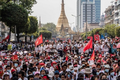 Myanmar: Ministros do G-7 e UE condenaram violência contra manifestantes