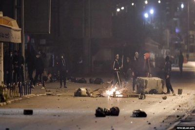 Protestos na Tunísia