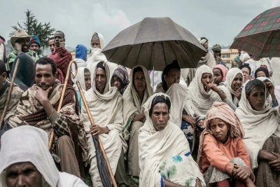 O conflito em Tigray desencadeou uma grande crise humanitária Amanuel Sileshi AFP