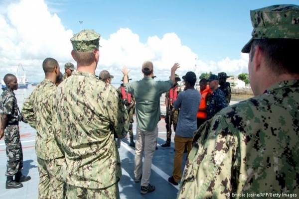 Militares dos EUA treinam fuzileiros moçambicanos na base militar de Pemba (Foto ilustrativa)