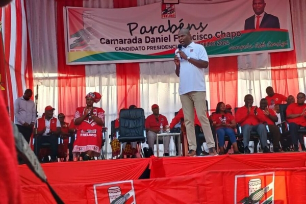 Candidato da Frelimo a presidência da República de Moçambique, Daniel Francisco Chapo.