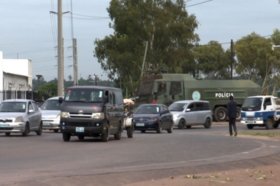 Polícia vigia alguns pontos da Cidade de Maputo