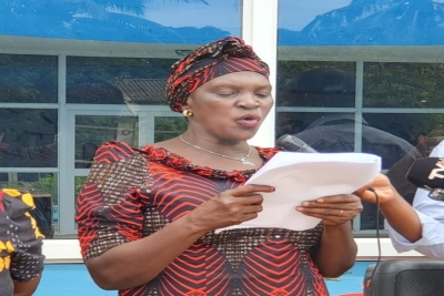  Representante do destacamento feminino da Província de Cabo Delgado, Ernestina José.