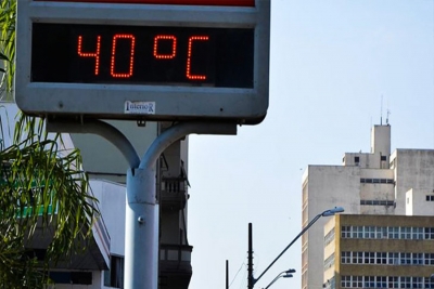 Calor não dá tréguas e atinge 40˚C hoje