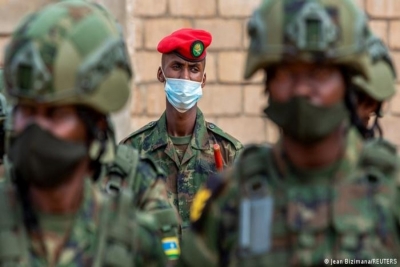 Militares ruandeses destacados para Cabo Delgado, norte de Moçambique