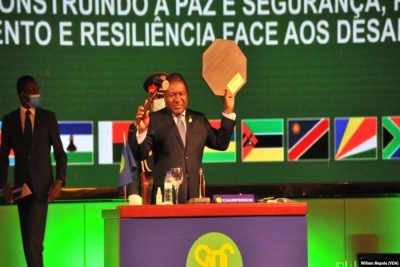 Presidente moçambicano, Filipe Nyusi, assume presidência da SADC, Maputo, 17 agosto 2020