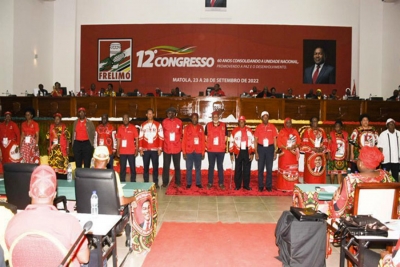 Frelimo sai renovada do 12º congresso