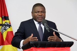 Presidente da República de Moçambique , Filipe Nyusi.