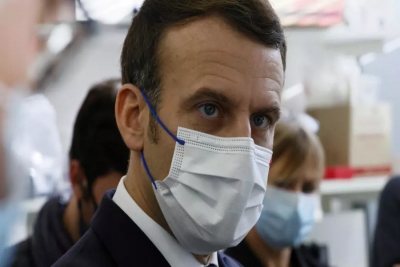 Macron anunciou para março centros de produção da vacina anti-Covid em França