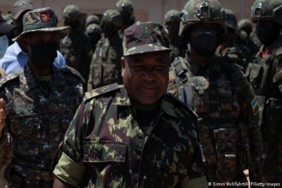 Foto de arquivo: Filipe Nyusi em Pemba, em setembro de 2021.