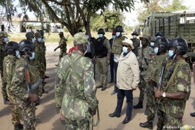 Presidente de Moçambique visita base militar em Mueda, Cabo Delgado (Arquivo)