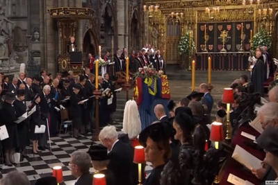 Decorre funeral da rainha Isabel II