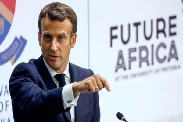 O Sr. Macron disse aos líderes da África Ocidental que os soldados franceses não ficarão na região &quot;para sempre&quot;