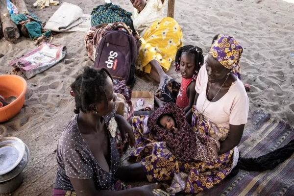 Deslocados em Pemba. Cabo Delgado. 