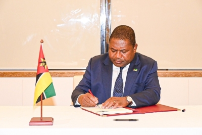 Presidente da República de Moçambique, Filipe Nyusi.