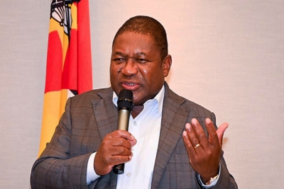 Presidente da República e da Frelimo, Filipe Nyusi.