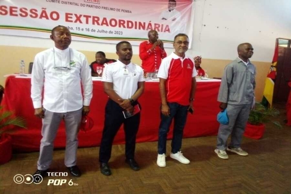 Cabo Delgado: “…tenho certeza que a vitória está garantida com os 7 candidatos a Municípios - Nkutema Namoto Chipande