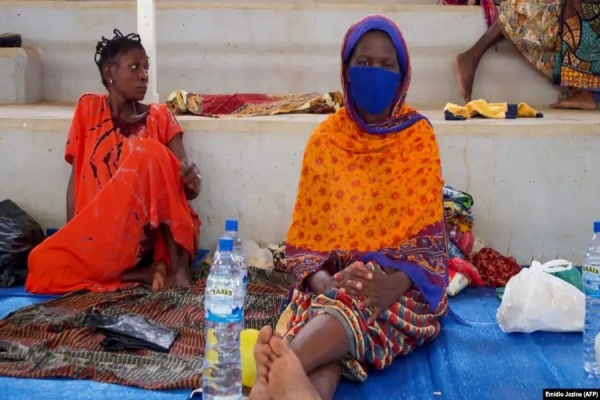 Mulheres deslocadas de Palma, Cabo Delgado, Moçambique