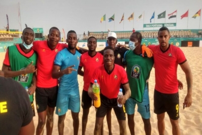 Moçambique invicto e nas meias-finais de futebol de praia