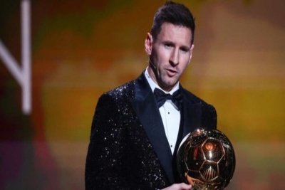 Lionel Messi vence a Bola de Ouro 2021