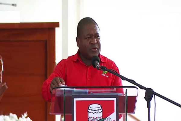 Filipe Nyusi reconduzido presidente da Frelimo