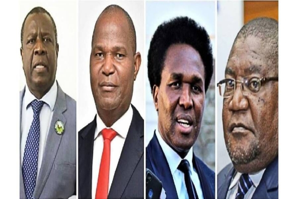 1. Movimento Democrático de Moçambique (MDM) - Lutero Simango; 2. Frente de Libertação de Moçambique (FRELIMO) - Daniel Chapo; 3. Povo Optimista para o Desenvolvimento de Moçambique (PODEMOS) - Venacio Mondlane; 4. Resistência Nacional de Moçambique (RENAMO) - Ossufo Momade.