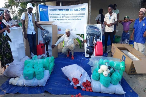 Cabo Delgado: Mais de 17 associação beneficiam de kits de pesca em Palma