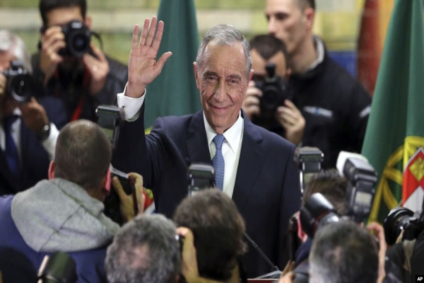 Marcelo Rebelo de Sousa reeleito Presidente de Portugal na primeira volta