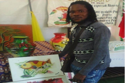 Cabo Delgado: Artista plástico expõe obras retratando o terrorismo