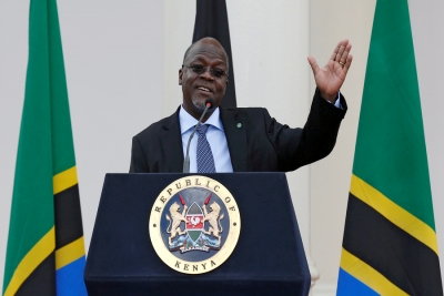 O recém-eleito presidente da Tanzânia, John Magufuli.