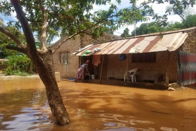 Cabo Delgado: Chuva cria inundações nas residências do bairro Josina Machel