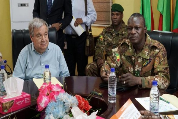 António Guterres esteve no Mali em maio de 2018