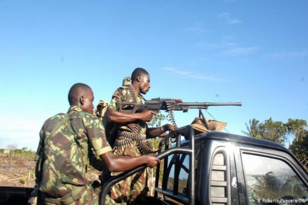 Membros das Forças Armadas de Moçambique em Cabo Delgado