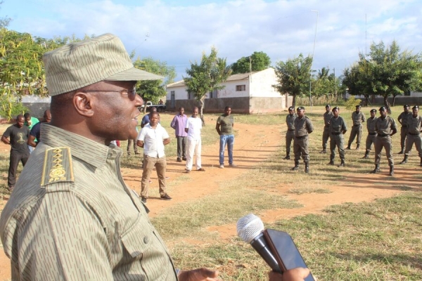 Comandante-Geral da Polícia da República de Moçambique (PRM), Bernardino Rafael.