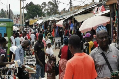 Mercado de Pemba, capital de Cabo Delgado, no norte de Moçambique, em Maio de 2021.