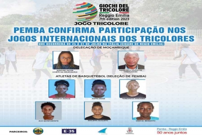 Cabo Delgado: Equipa juvenil de Basquetebol feminino representa Moçambique na Itália