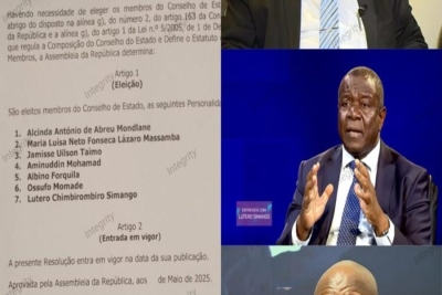 Ossufo Momade, Presidente do partido Resistência Nacional de Moçambique (RENAMO); Lutero Simango Presidente do partido Movimento Democrático de Moçambique (MDM) e Albino Forquilha, actualmente Presidente do maior partido opositor designado Partido Otimista pelo Desenvolvimento de Moçambique (PODEMOS).