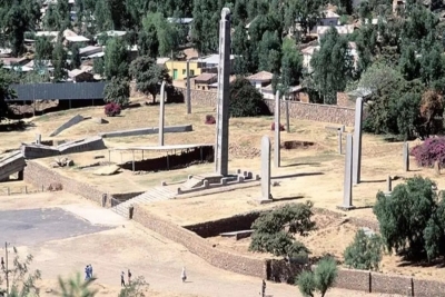 Aksoum, terceira maior cidade do Tigray. 